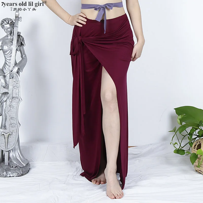 Новинка 2121 костюм для тренировок по танцу живота девочек 7 лет длинная юбка из