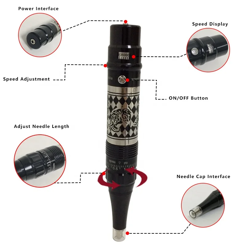 Машинка для татуажа бровей беспроводной косметический аппарат перманентного