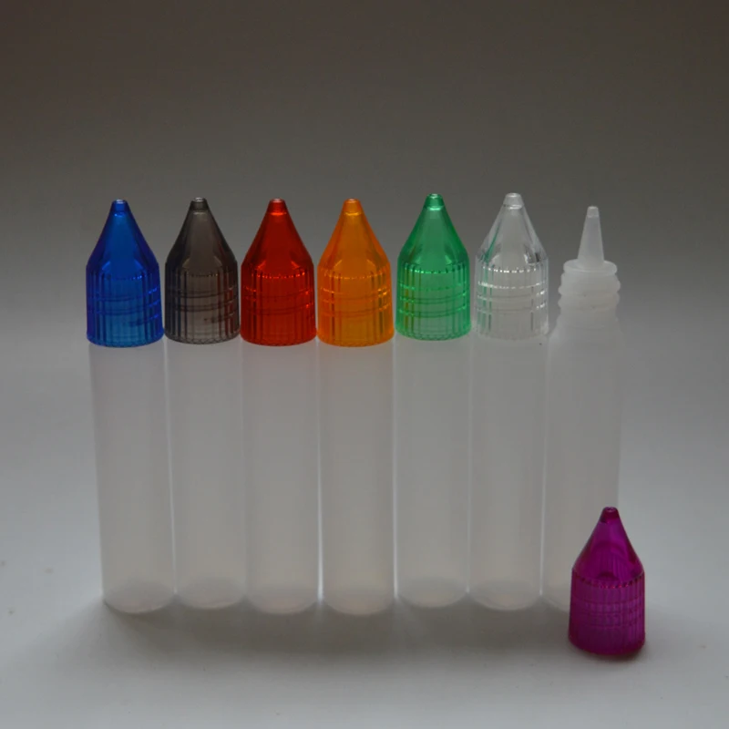 10pcs/Lot 10ml Bottle E-cig E Liquid with Colorful Caps and Long Dropper Plastic Empty Pen Style | Красота и здоровье