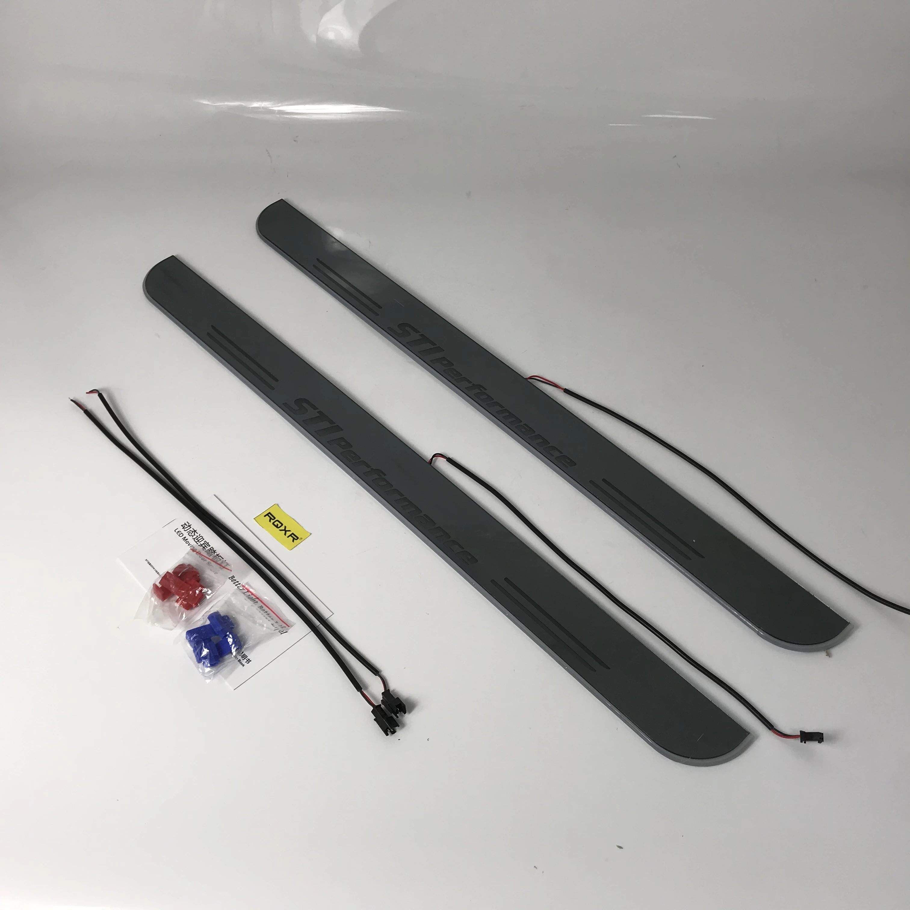 

Infrared sensor control led door sill plate strip welcome light threshold guard protectors for Toyota 86 gt86 Subaru brz