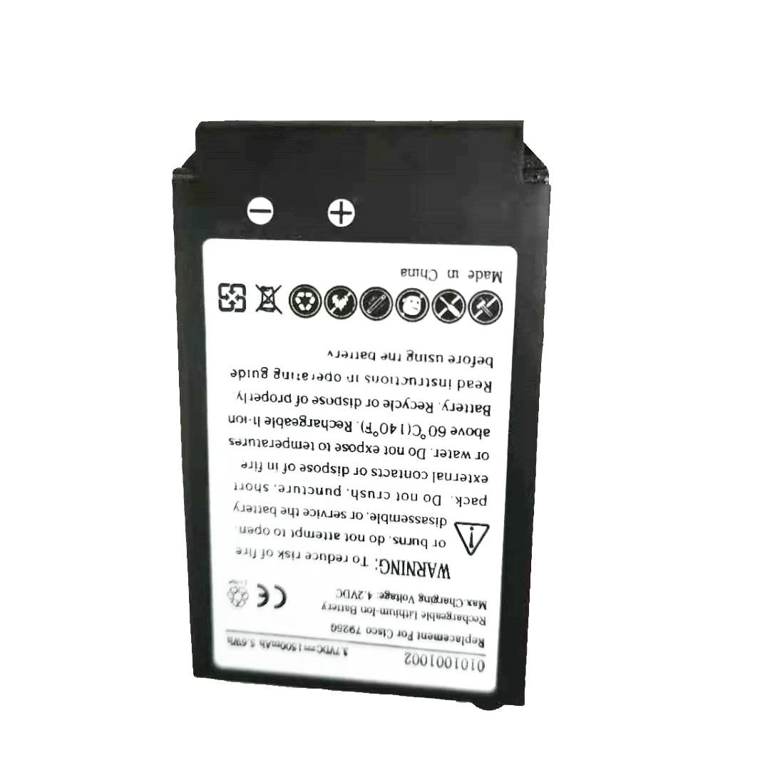 1500mah battery for CISCO 7026G 74-5468-01 7925 CP-7925G-A-K9 CP-7925G-EX-K9 CISCO BI-HERMI-1K4KSX-01 enlarge