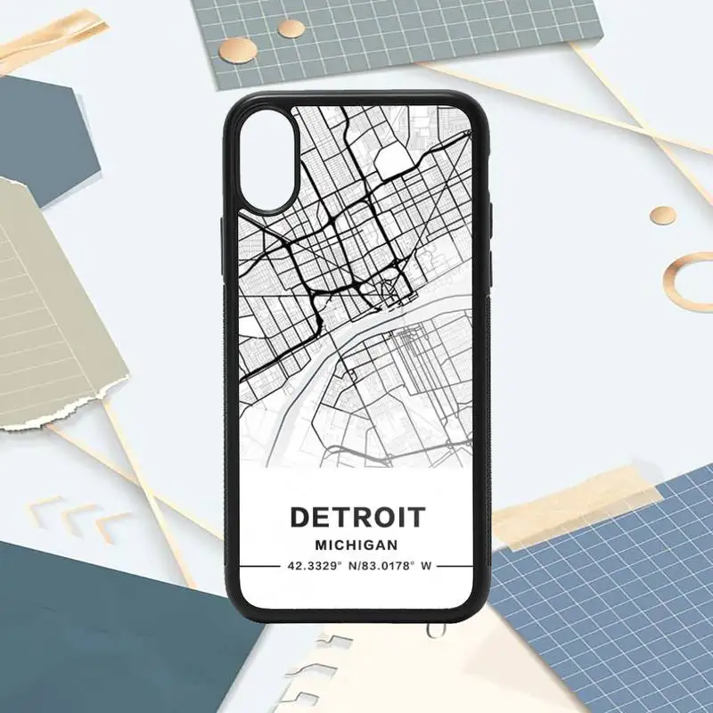

Ins Travel Country Sketch City Map Phone Case PC for iPhone 11 12 pro XS MAX 8 7 6 6S Plus X 5S SE 2020 XR