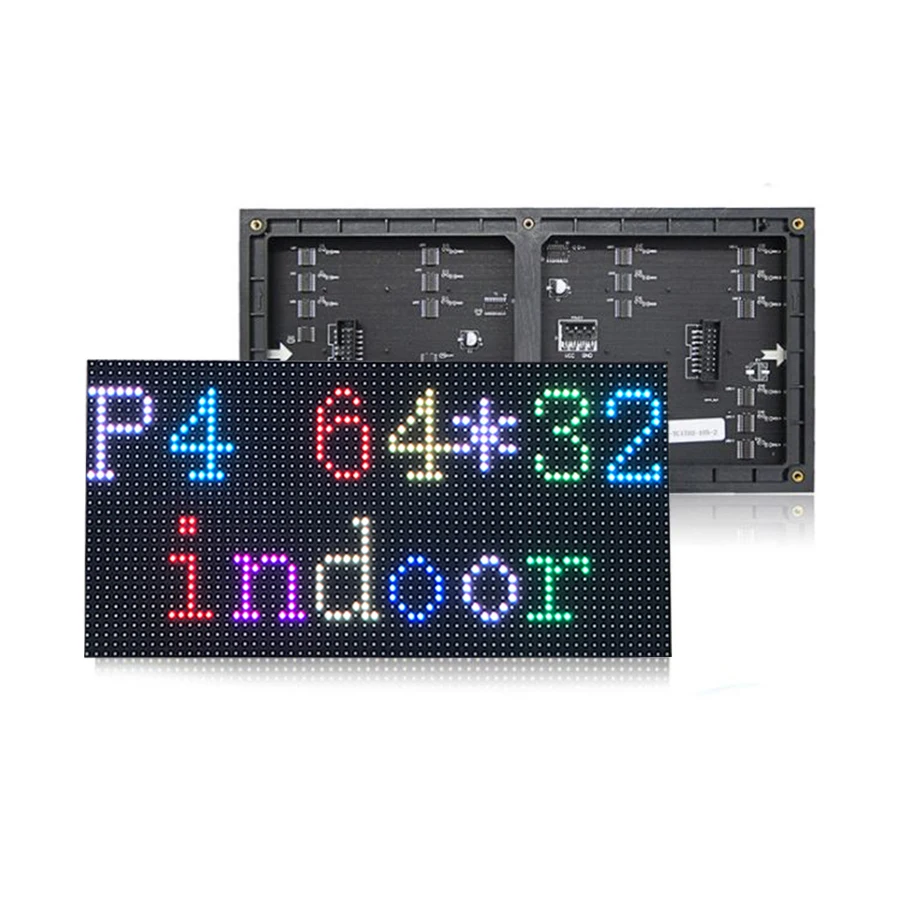 

Full color P4 smd led module high resolution indoor rgb led display panel 1/16 scan 256x128mm 64x32 pixel led screen