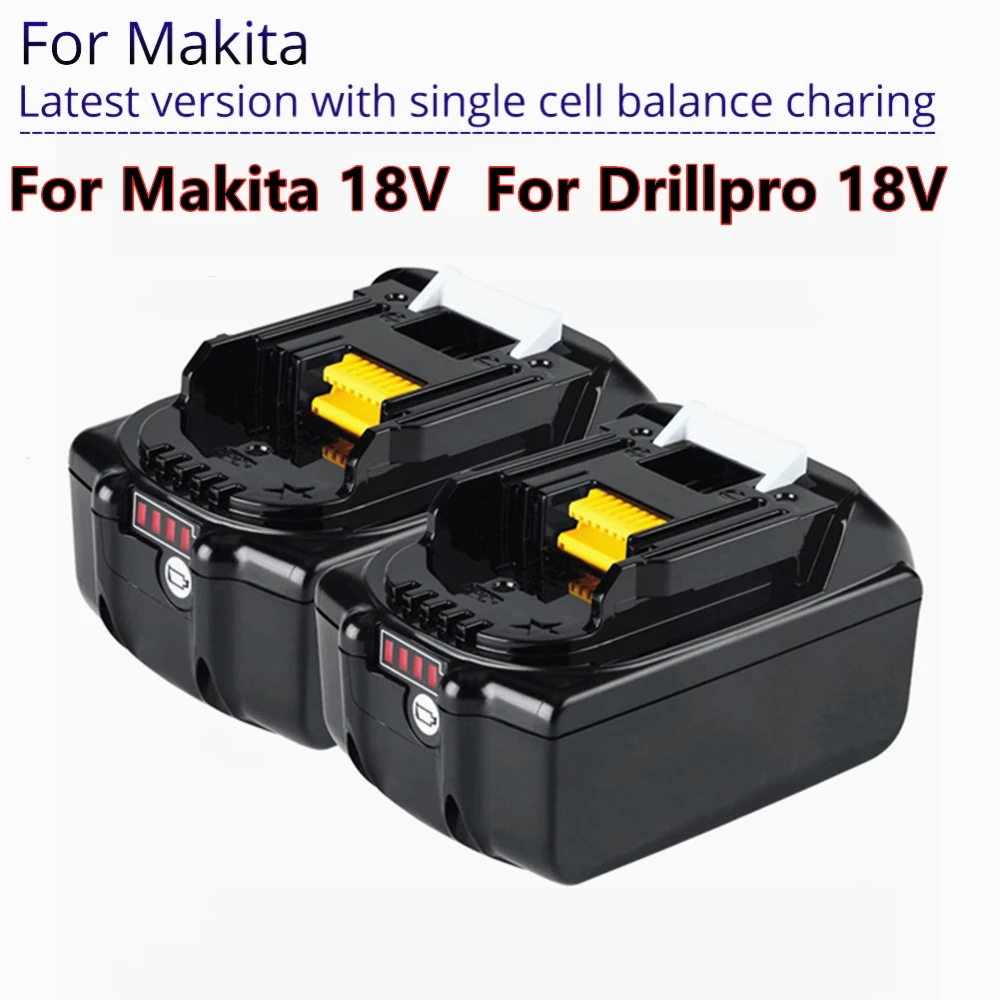 Аккумуляторная батарея BL1860 18 в 6000 мАч 1-3 упаковки аккумулятор для Makita BL1830B BL1860B