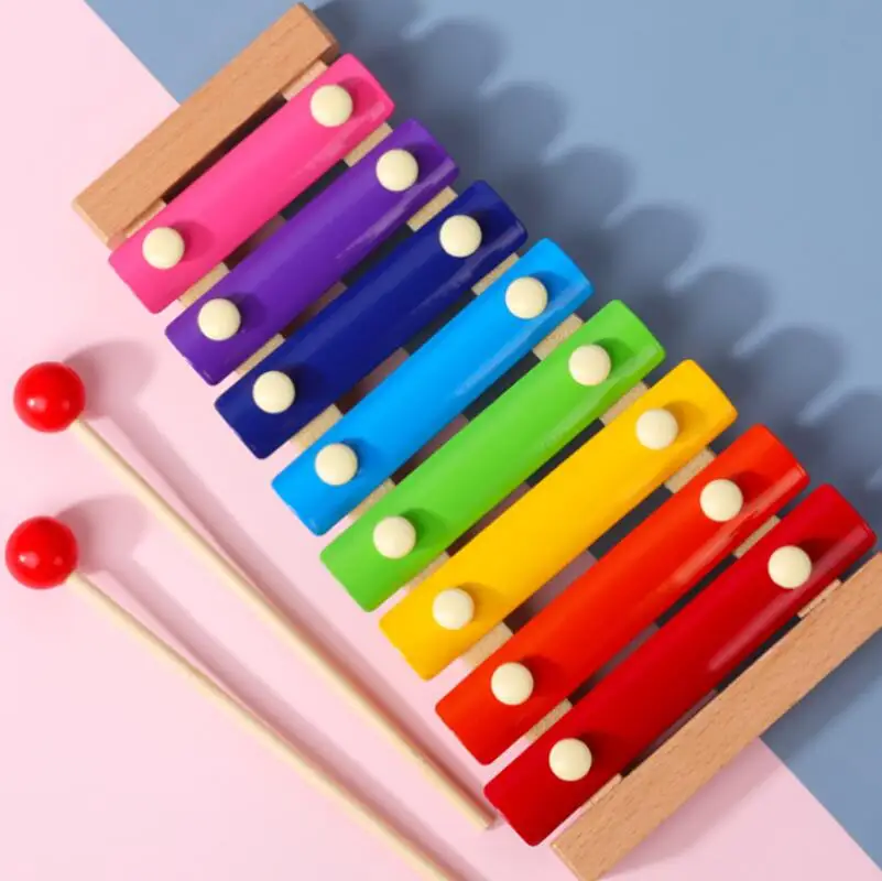 

Baby Music Instrument Toy Wooden Xylophone Infant Musical Funny Toys For Baby Girls Educational Toys Baby Boys Xylophone Gifts