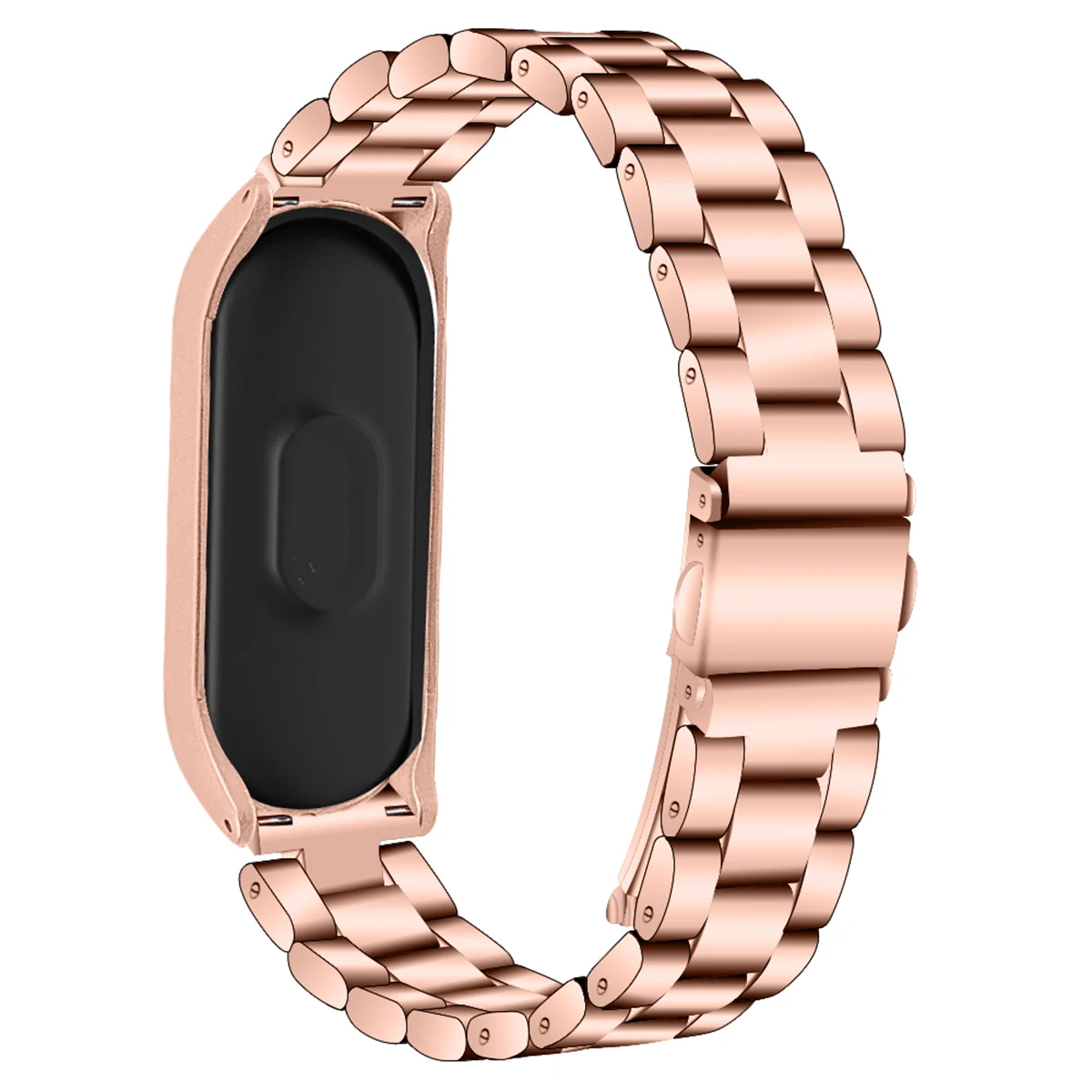 Ремешок для часов SOONHUA из нержавеющей стали регулируемый водонепроницаемый