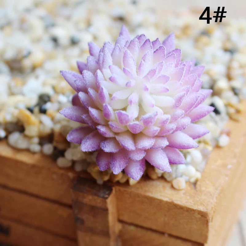 Искусственное пластиковое суккулентное растение Sinocrassula цветок домашний декор