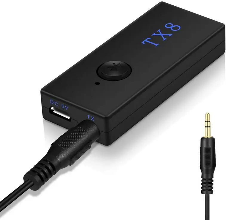 DC 5V TX8 Беспроводной Bluetooth передатчик приемник адаптер стерео аудио Музыка RCA 3 5 мм 2