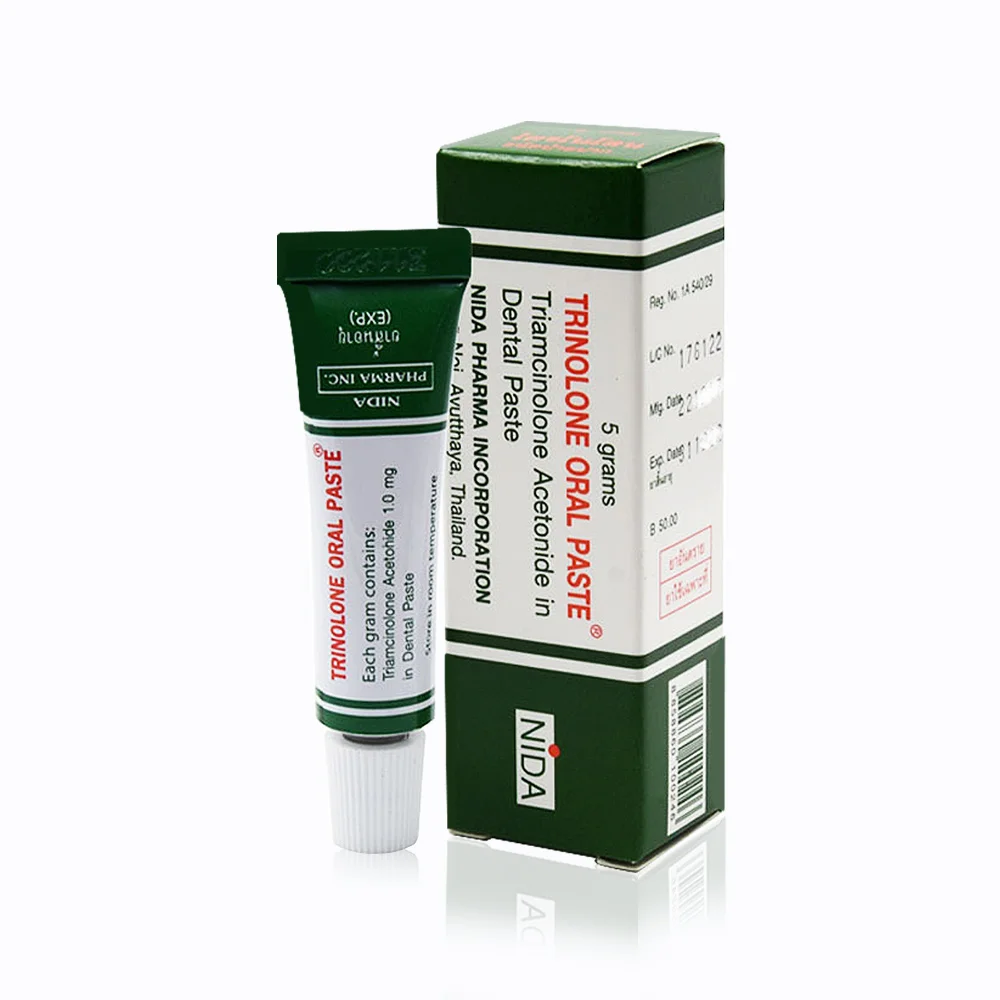 

Thailand 100% original ulcer gel TRINOLONE E ORAL PASTE Herbal Oral Antibacterial Gel Natural Essence Ulcer Inflammation