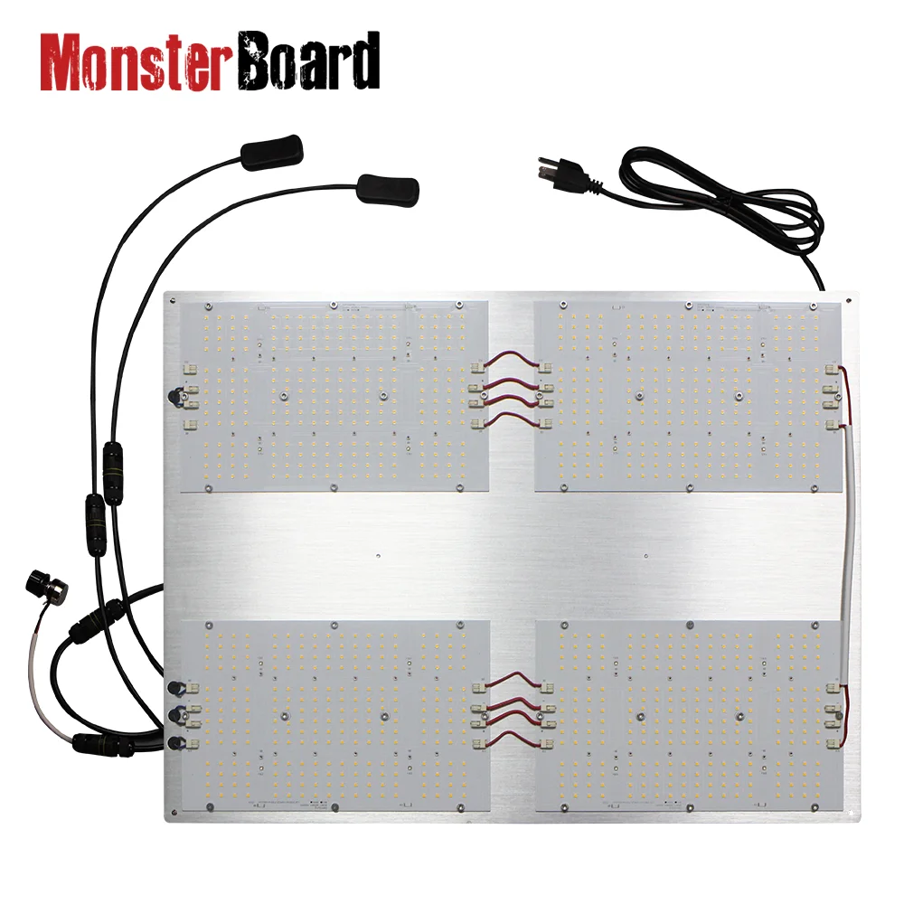 

Geeklight 480w monster board v4 plus lm301h cree 660nm with LG uv cree ir pre-assemble led grow light for grow tent