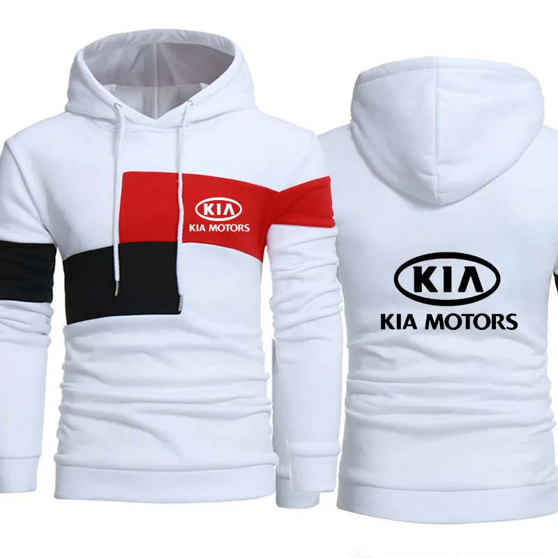 

Толстовка мужская с логотипом автомобиля KIA, Модный свитшот с принтом, худи в стиле хип-хоп, повседневный флисовый спортивный костюм в стиле ...