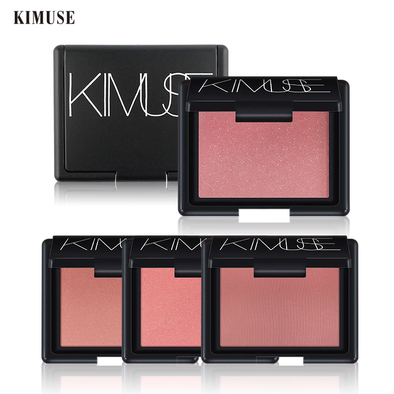 KIMUSE запеченные для щек минеральный пигмент румяна порошок Brozer comestics