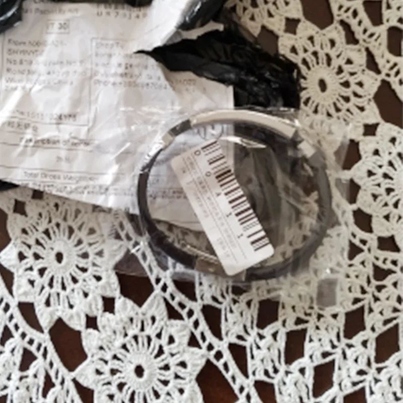 Черный серебристый магнитный браслет с застежками из нержавеющей стали модные