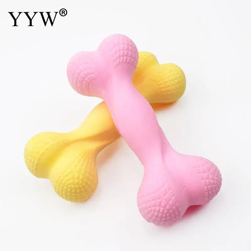 Аксессуары для собак ТПР резиновые кости с ароматом молока из пенопласта собака