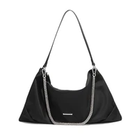 nylon women designer handbags 2021 new girls shopper fashion casual korean style black tassel chain large capacity shoulder bags
