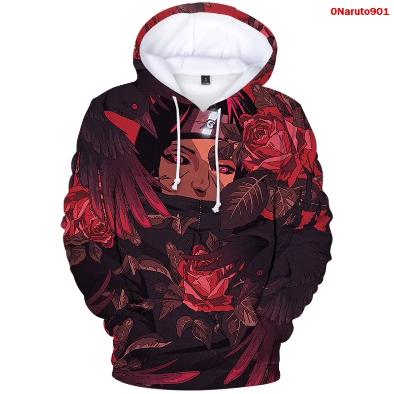 

Gothic Hoodies Harajuku Naruto 3d Print Clothes Hip Hop Tracksuit Fashion Pullover Outwear Men/Woman Cartoon Naruto Hoody Tops
