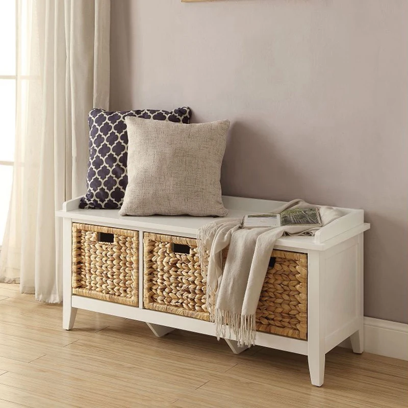 

Entryway Storage Organizer Footrest Shoe BenchStorage Benches With Hidden Storage Compartment