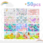 Маска детская Одноразовая, 3 слоя, с радужным принтом, 50 шт.