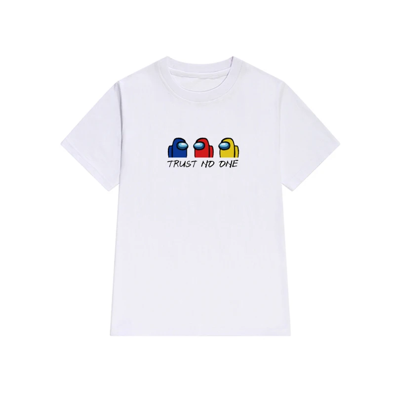 

New Game Among Us T Shirt Summer Harajuku Streetwear Video Game Street Style T-shirt Funny Cartoon Anime Tshirt Hip Hop Top Tees