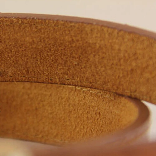 

Women Grainy Faux Leather Waist Belt Gold Tone Buckle Waistband Band Adjustable