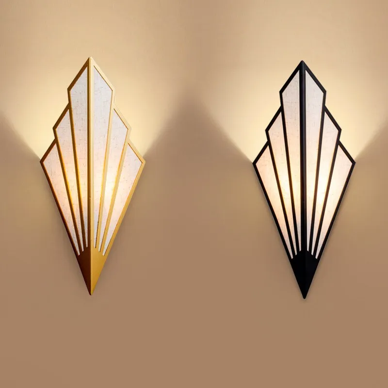 Светодиодный веерообразная подсветка стен в коридоре Проходная лестница лампа