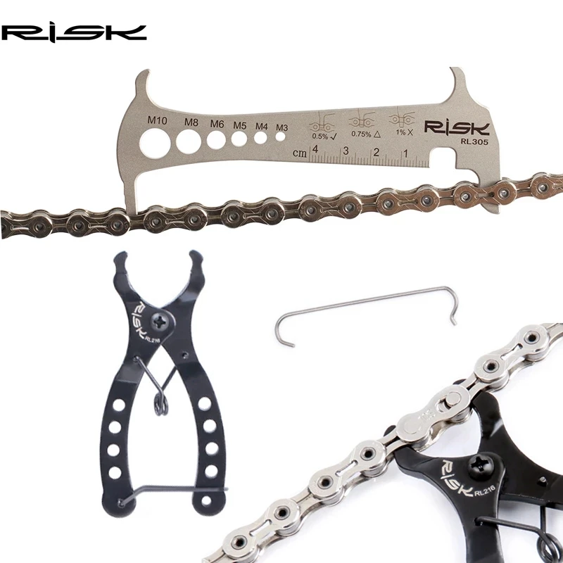 

Инструмент для ремонта велосипеда 3 в 1, велосипедная цепь, шарик, велосипедный болт из нержавеющей стали, измерительная цепь, крючок для 8 9 10 ...