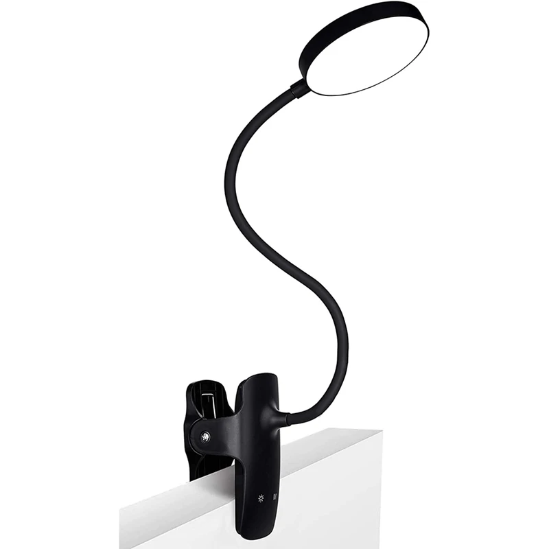 

Reading Lamp Bed Clamp Light, 36 LED Clamp Lamp, USB Rechargeable Book Lamp With 5 Colour Temperature, Touch-Control