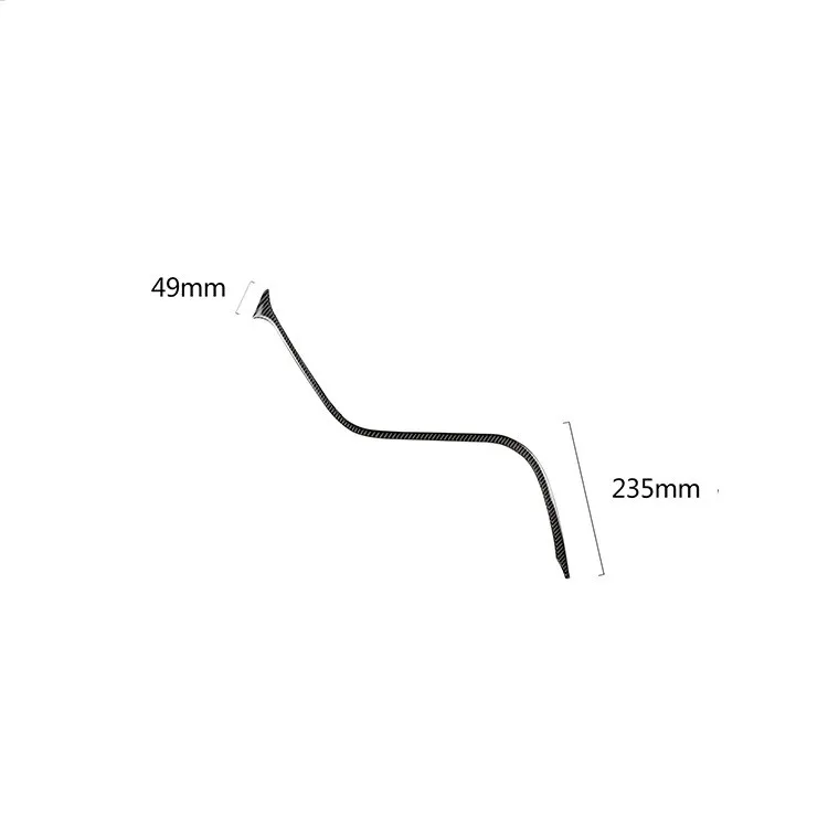 Внутренняя Панель центральной консоли из углеродного волокна для Toyota Camry 2018 2019