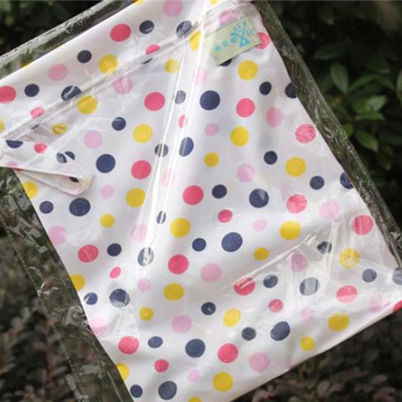 

30*40cm cartoon single pocket diaper bag waterproof wet bag for baby diaper
