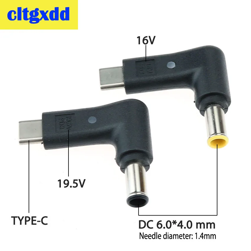 Адаптер питания постоянного тока cltgxdd штепсельная Вилка USB Type C к DC 6 0*4 0 ММ