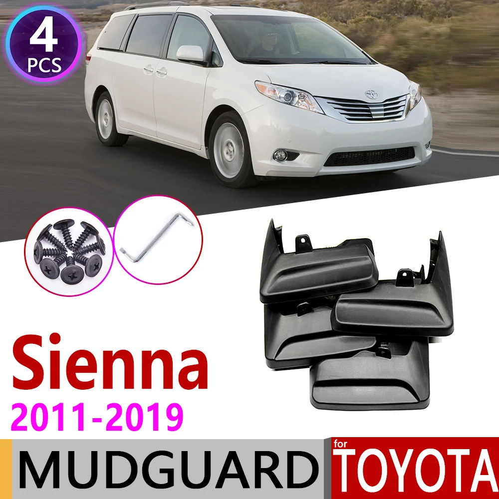 Брызговики для Toyota Sienna XL30 2011 ~ 2019 брызговики от грязи детали 2012 2013 2014 2015 2016 2017