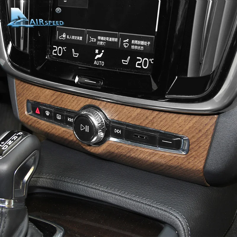 

AIRSPEED Chrome ABS/Stainless Steel for VOLVO S90 Accessories 2018 2019 2020 Car Decoration Sticker Interior Mouldings Styling