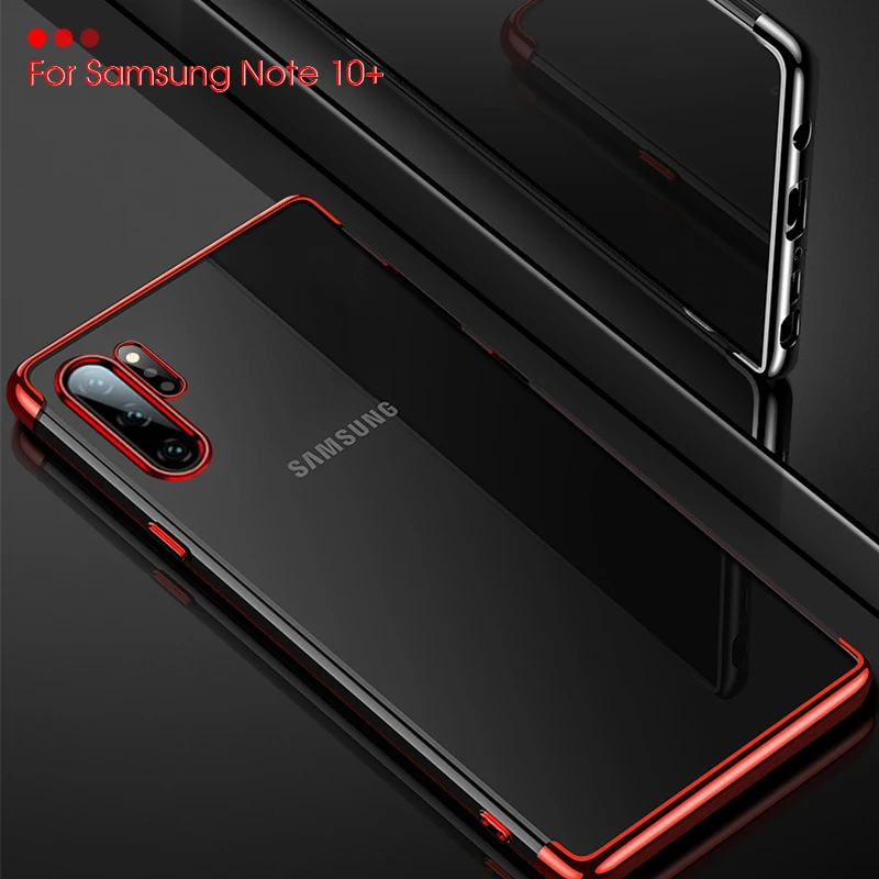 3 in 1 Plating Frame Case For Samsung Galaxy Note 10 Plus TPU Cover for S10 S9 S8 S10E Pro 9 8 S7 Edge |