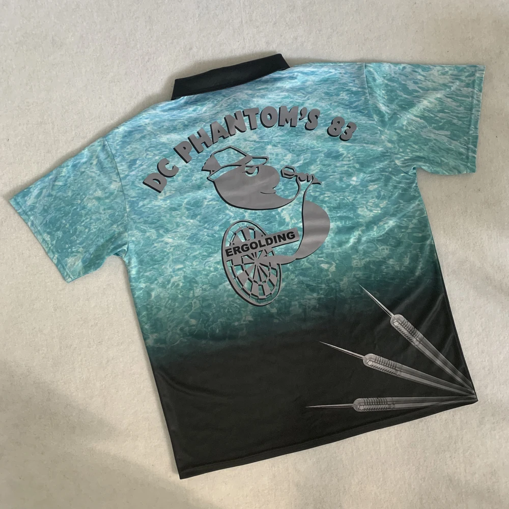 Заказная сублимационная рубашка с застежкой молнией|Поло для тренировок и