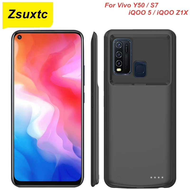 

Чехол с внешним аккумулятором 10000 мАч для Vivo Y50 S7 iQOO 5 iQOO Z1X