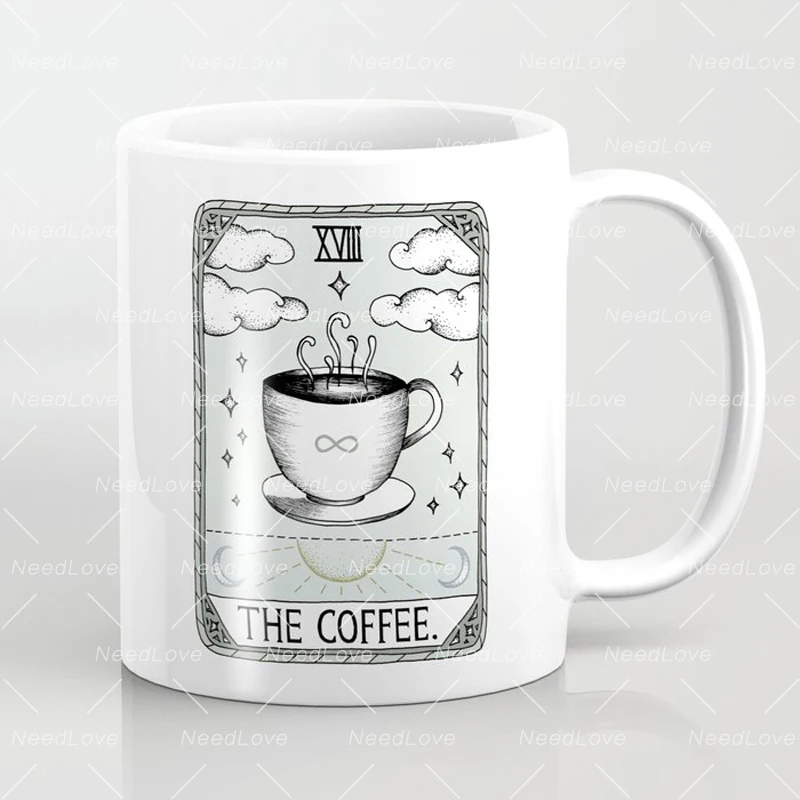 11 унций Таро кофейная кружка белая керамическая Классическая чашка чайная | Дом и