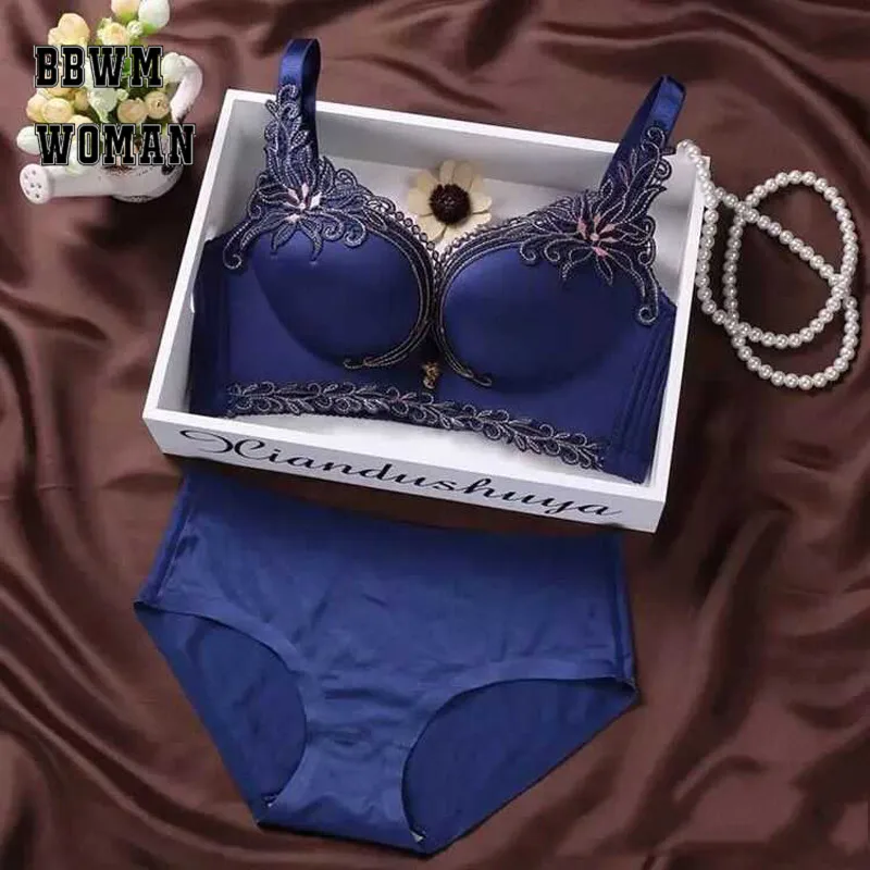 Бесшовное нижнее белье без оправы Привлекательное Женское с красивыми цветами