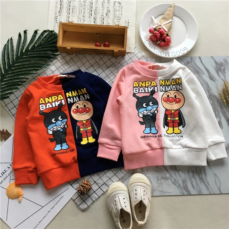 

Хлопковая толстовка Tonytaobaby для мальчиков и девочек, с длинным рукавом