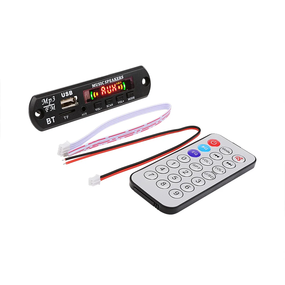 Плата Bluetooth декодера AIYIMA 12 В USB TF FM радио AUX|Усилители мощности| |