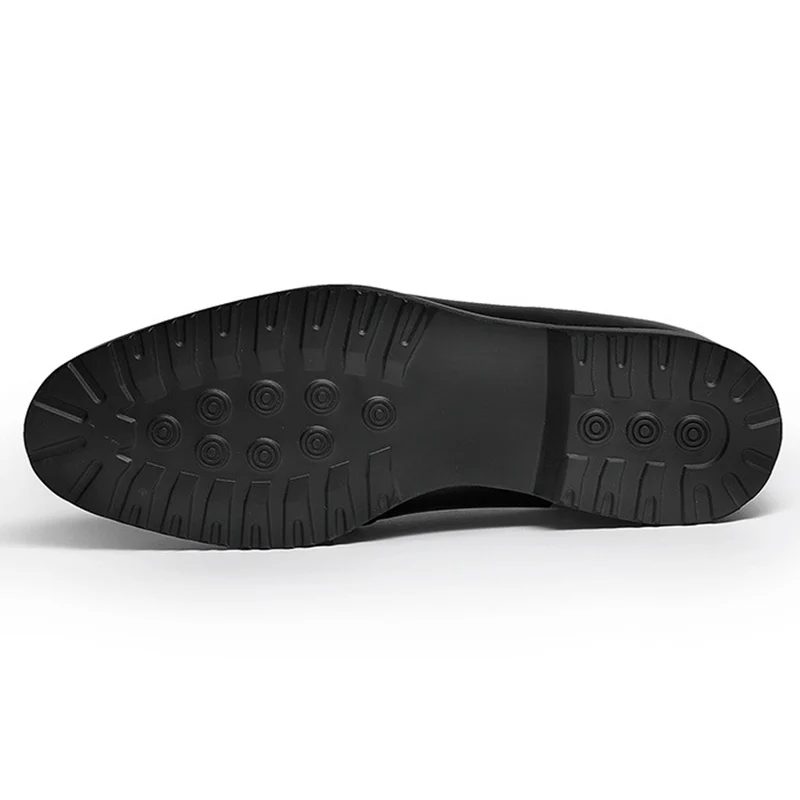 

Vintage Genuine Leather Man Office Daily Flats Comfortable Casual Loafers Round Toe Slip on Men's Retro Shoes For Male HS287