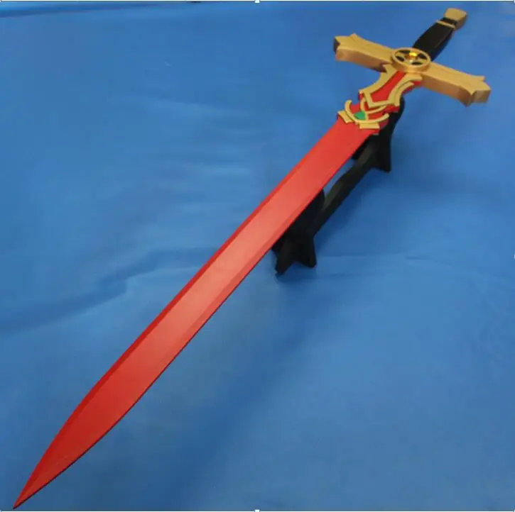 [Funny] 115cm Cosplay Seraph of The End Mikaela Hyakuya Sword Weapon model Wooden Anime Costume party toy gift | Игрушки и хобби