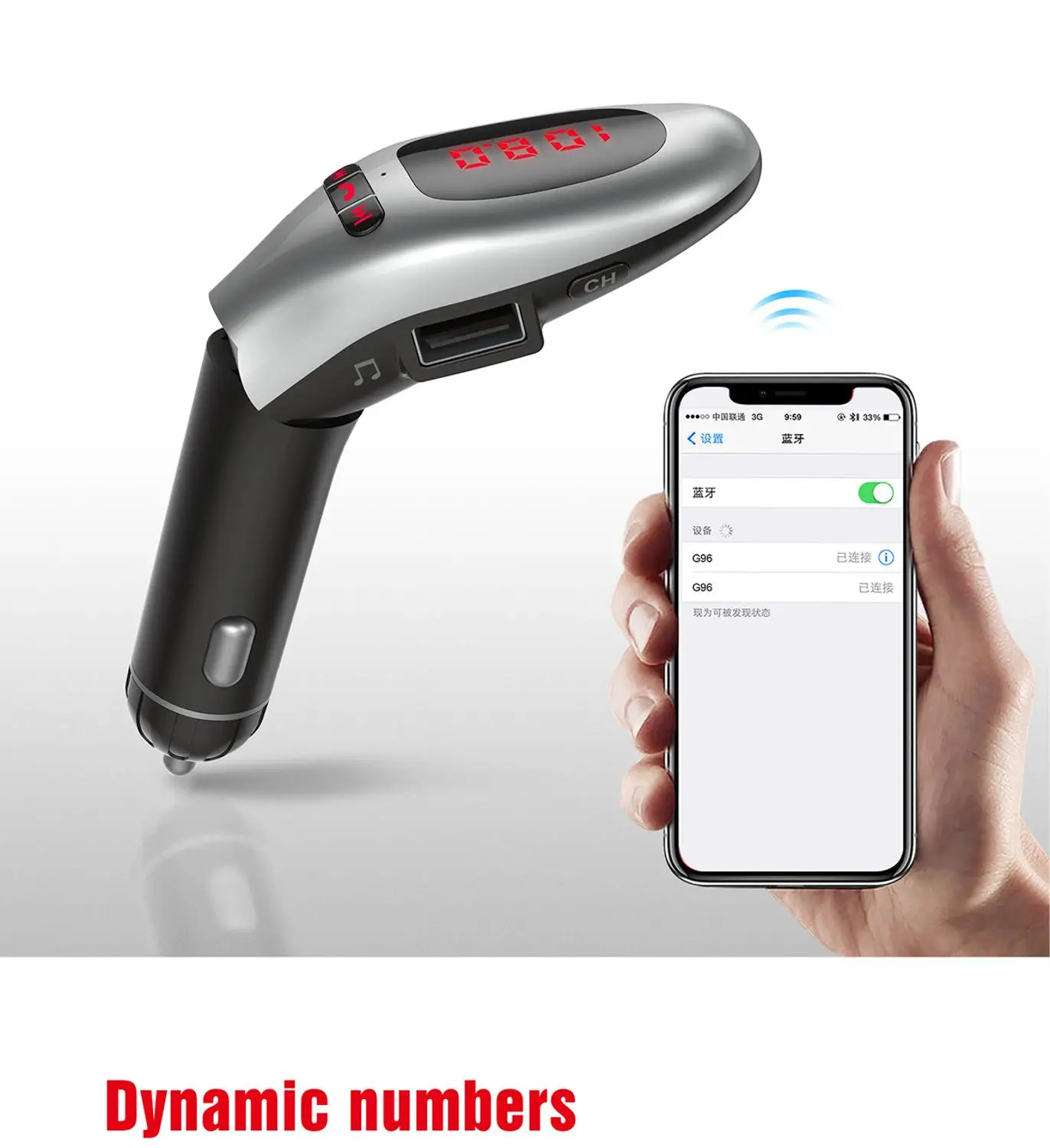FM передатчик комплект прикуривателя MP3 USB Автомобильное зарядное устройство