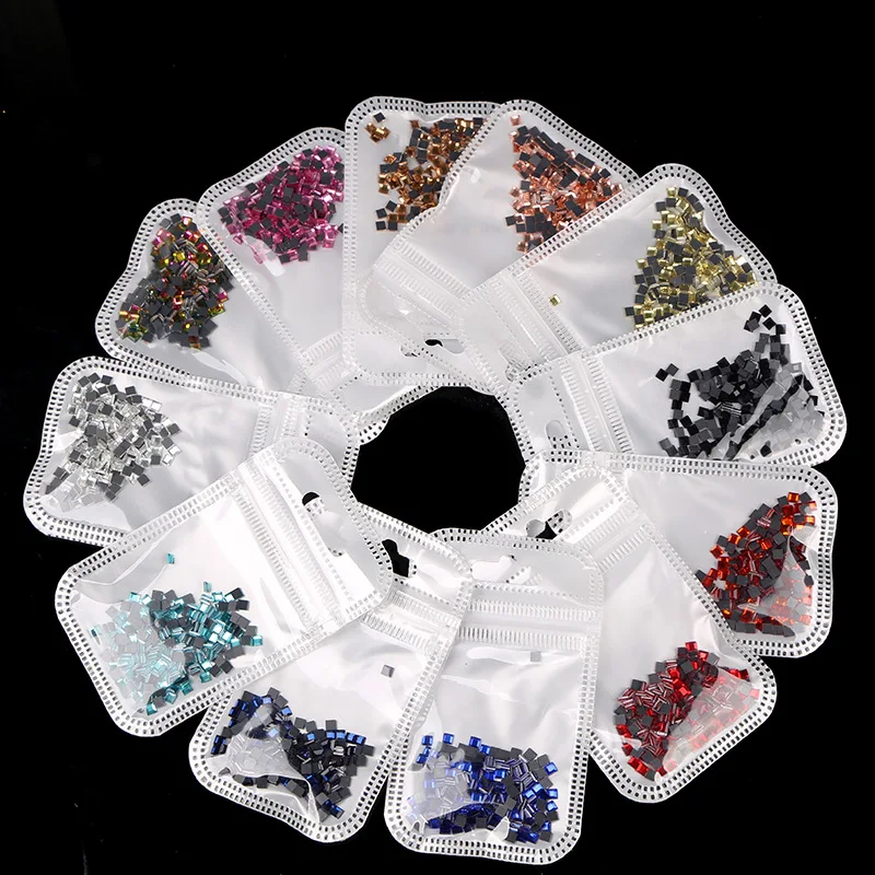 200 шт. Стразы ювелирные изделия для ногтей квадратные кристаллы украшения