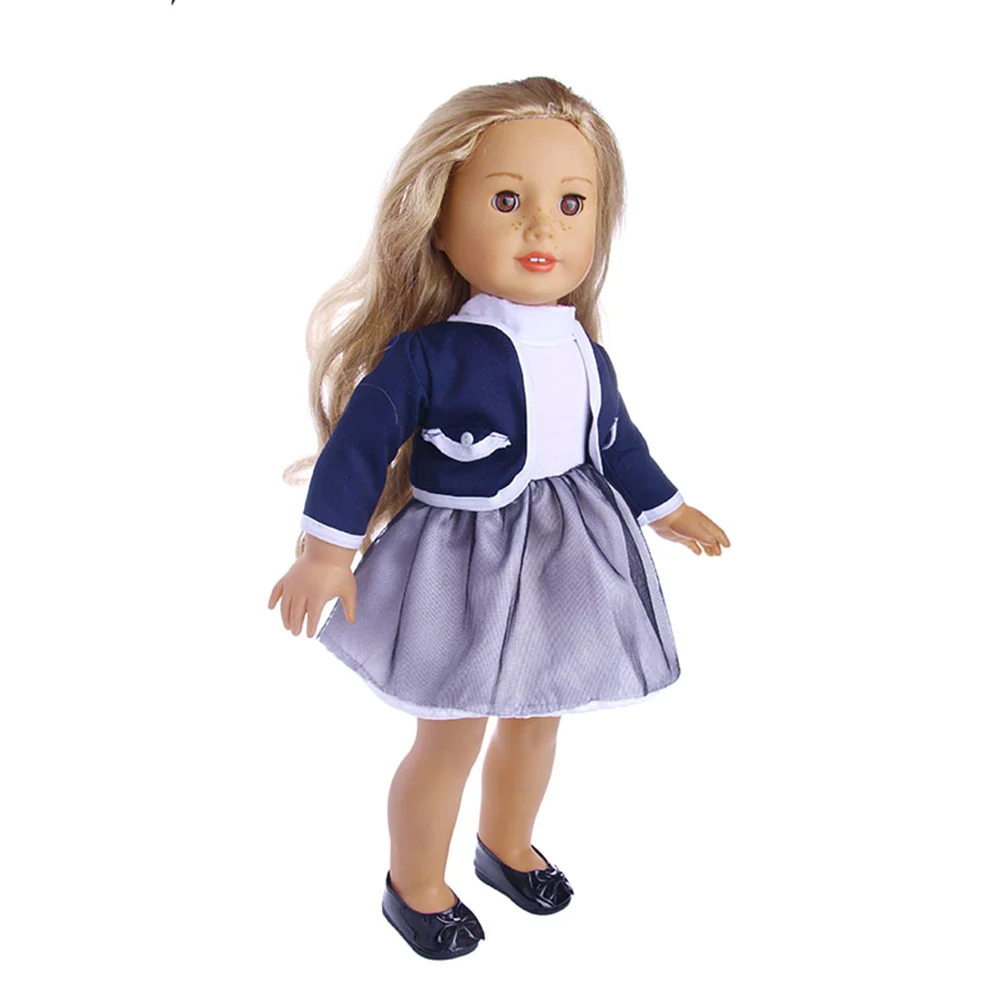 Плиссированное Платье милый 18 дюймов аксессуар Одежда для кукол ручной работы