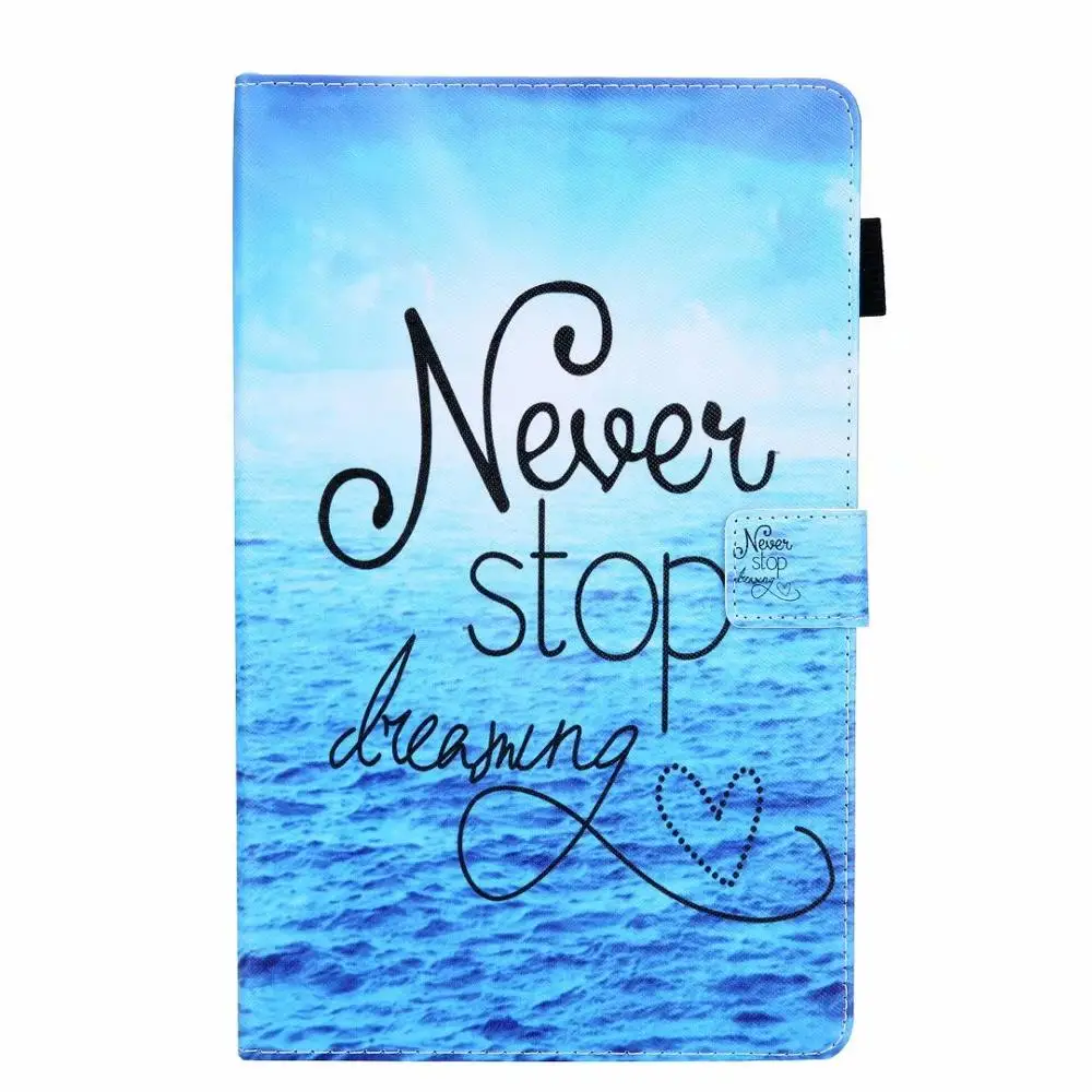 

PU Leather Cartoon Style Skin for Samsung Galaxy Tab A Case SM-T510 T515 10.1 Inch Cover Stand Magnetic Tablet Shell Funda+pen