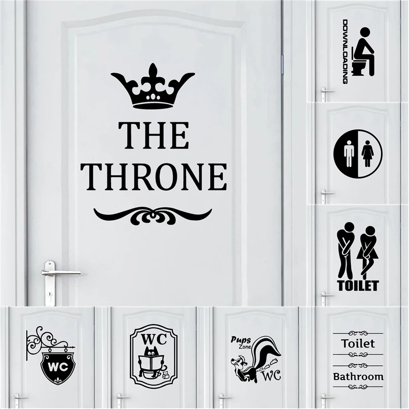 Креативное бытовое украшение съемные дверные наклейки художественные