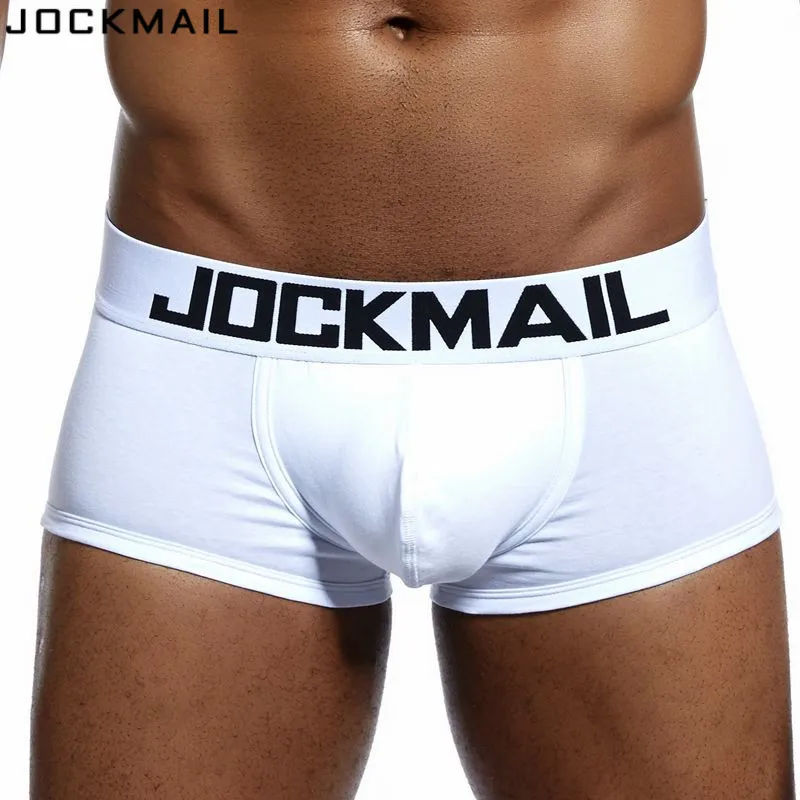 

JOCKMAIL Brand Mens Underwear Boxer Trunks Cotton U Convex Pouch Cuecas Boxer Calzoncillos Hombre Man Boxer Shorts Gay Panties