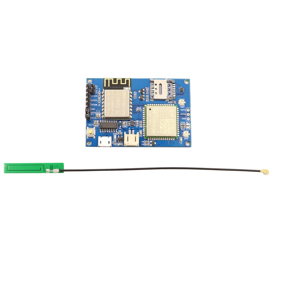Elecrow ESP8266 ESP 12S A9 GSM GPRS IOT модуль макетная плата с универсальным Wi Fi антенной
