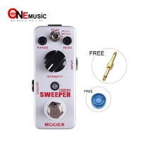 mooer sweeper bass dynamic envelope filter effect guitar pedal for bass guitar true bypass with gold pedal connector mooer knob