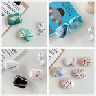 Симпатичный чехол для наушников Apple Airpods Pro, чехол с мраморным рисунком, Роскошный Жесткий Чехол для наушников Apple Air Pods Pro 3, футляр для зарядки наушников